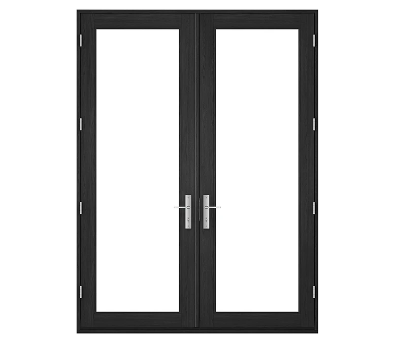 Pella Reserve Contemporary Wood Hinged Patio Door in Jackson